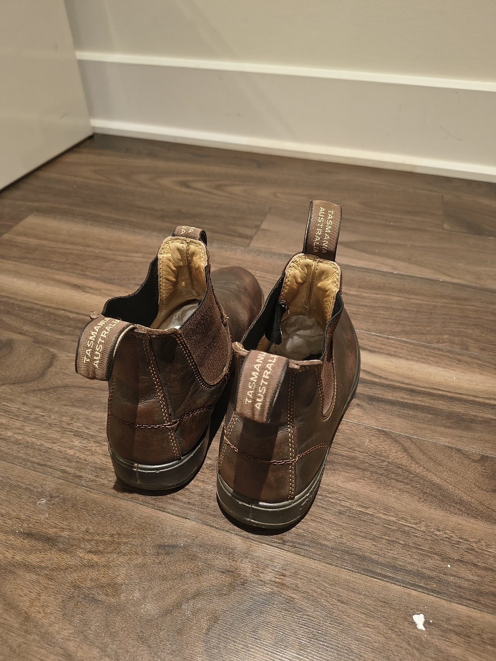 Blundstone Brown Leather Chelsea Boots AU 7.5 US Men 8.5 Women 10.5 - Picture 4 of 8